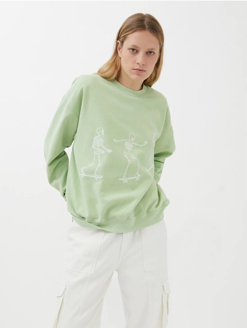 🍁 Urban Outfitters|  Project Social T Skateboarding Skeletons Sweatshirt
